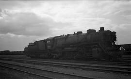 Great Northern Steam Locomotive 2110 at Superior, Wisconsin in 1956.