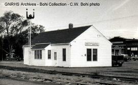 Great Northern Depot at Maynard, Minnesota, 1969