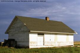 Great Northern Depot at Benchland, Montana, 1990