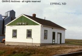 Great Northern Depot at Willow Lake, North Dakota, undated