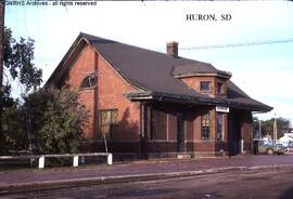 Great Northern Depot at Huron, South Dakota, undated