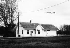 Great Northern Depot at Hensel, North Dakota, undated