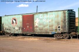 Great Northern Boxcar 39672 at Denver, Colorado, 1978
