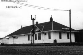 Great Northern Depot at Judith Gap, Montana, undated