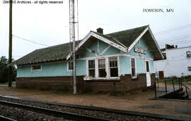 Great Northern Depot at Fosston, Minnesota, undated