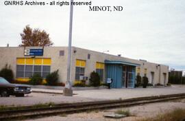 Great Northern Depot at Minot, North Dakota, undated