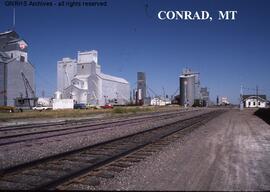 Great Northern Depot at Conrad, Montana, undated