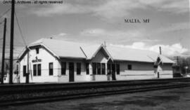 Great Northern Depot at Malta, Montana, undated
