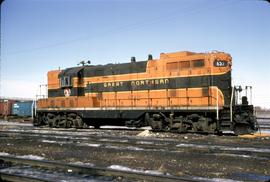 Great Northern Railway 632 at Fargo, North Dakota in 1970.