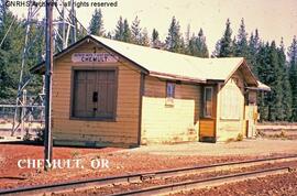 Great Northern-Southern Pacific Depot at Chemult, Oregon, undated