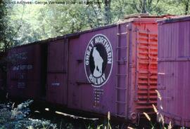 Great Northern Boxcar 25478 at Park, Washington, 1977