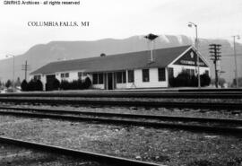 Great Northern Depot at Columbia Falls, Montana, undated