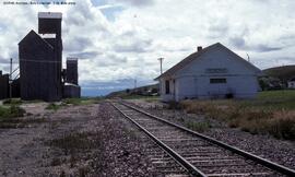 Great Northern Depot at Reserve, Montana, 1993