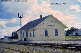 Great Northern Depot at Grandin, North Dakota, undated