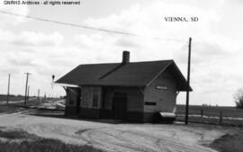 Great Northern Depot at Vienna, South Dakota, undated