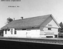 Great Northern Depot at Tonasket, Washington, undated