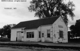 Great Northern Depot at Nassau, Minnesota, undated