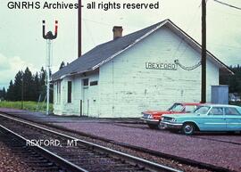 Great Northern Depot at Rexford, Montana, undated