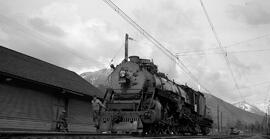 Great Northern Steam Locomotive 2525 at Skykomish, Washington, undated