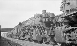 Great Northern Steam Locomotive 2125 at Superior, Wisconsin in 1956.