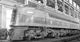Great Northern Electric Locomotive 5019 at Appleyard, Washington, undated