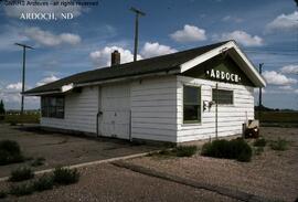 Great Northern Depot at Ardoch, North Dakota, undated