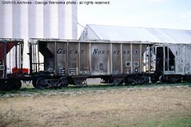 Great Northern Covered Hopper Car 71462 at Amarillo, Texas, 1980