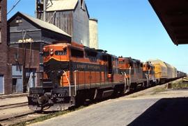 Great Northern Railway 2032 at Marshall, Minnesota in 1969.