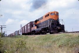 Great Northern Railway Train 502 at Osseo, Minnesota in 1967.