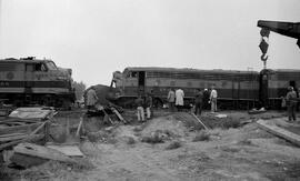 Great Northern Diesel Locomotives 462A and 472A at Quincy, Washington, undated