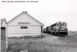 Great Northern Depot at Medicine Lake, Montana, 1993