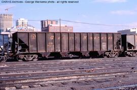 Great Northern Hopper Car 70404 at Denver, Colorado, 1984