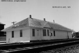 Great Northern Depot at Howard Lake, Minnesota, undated