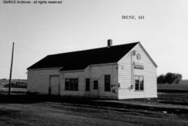 Great Northern Depot at Irene, South Dakota, undated