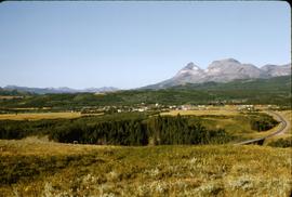 Great Northern Railway Train 98 at East Glacier, Montana in 1969.