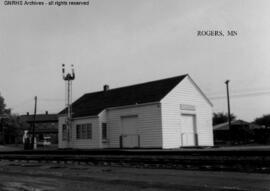 Great Northern Depot at Rogers, Minnesota, undated