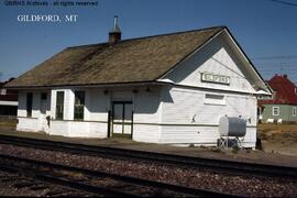 Great Northern Depot at Gildford, Montana, undated