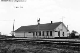 Great Northern Depot at Granite Falls, Minnesota, undated