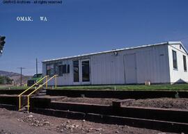 Great Northern Station Building at Omak, Washington, undated