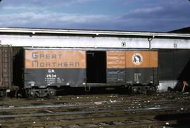 Great Northern Railway Box Car 2534 Empire Builder scheme.