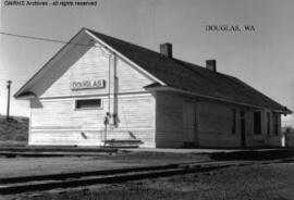 Great Northern Depot at Douglas, Washington, undated