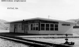 Great Northern Depot at Entiat, Washington, undated