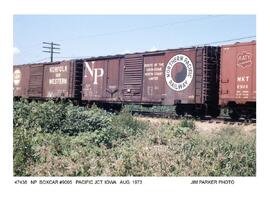 Northern Pacific Freight Car Number 9005, Pacific Junction, Iowa, 1973