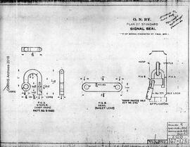 Great Northern Railway Standard Signal Plans; Signal Seal, 1921