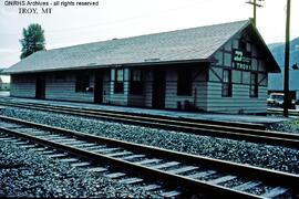 Great Northern Depot at Troy, Montana, undated