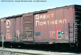 Great Northern Boxcar 13201 at Albuquerque, New Mexico, 1978