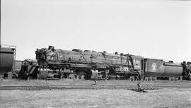 Great Northern Steam Locomotive 2044 at Superior, Wisconsin in 1957.