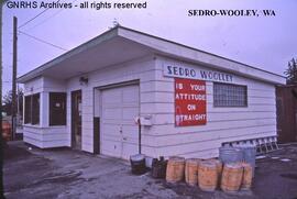 Great Northern Depot at Sedro Woolley, Washington, undated