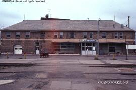 Great Northern Depot at Grand Forks, North Dakota, undated