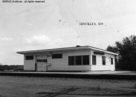 Great Northern Depot at Hinckley, Minnesota, undated